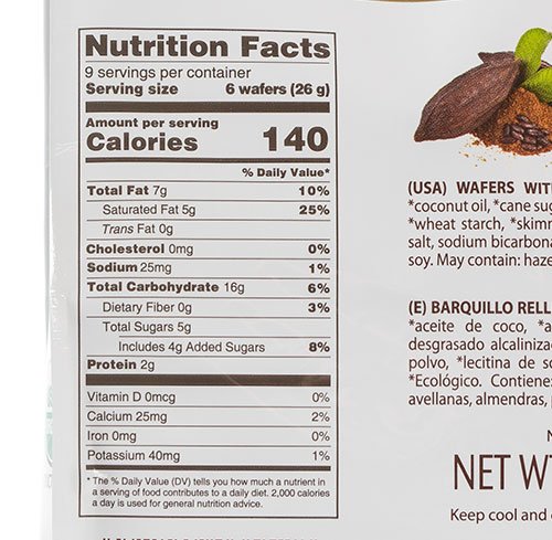 Organic Cocoa Wafers